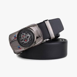 Just Style Men Black Artificial Leather Belt