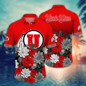 0x1000@168604552038cc9c9f27.jpg Utah Utes NCAA2 Flower Hawaii Shirt And Tshirt For Fans, Summer Football Shirts NA49704