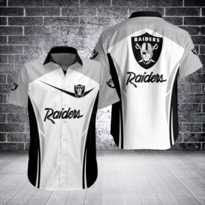 BBBS504-mk.jpg Las Vegas Raiders Button Shirt BB504