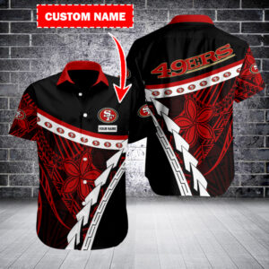 BBBS884-mk.jpg San Francisco 49ers Personalized Button Shirt BB884