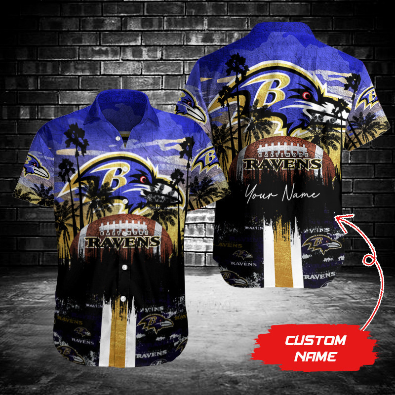 Baltimore Ravens Button Shirt BG890