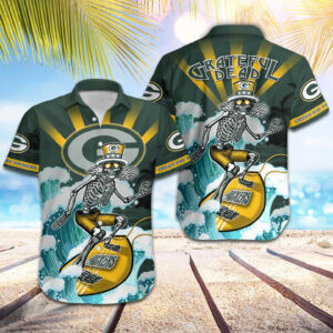 Green Bay Packers Button Shirt BG871