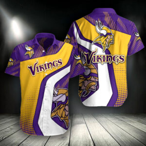 Minnesota Vikings Button Shirt BG613
