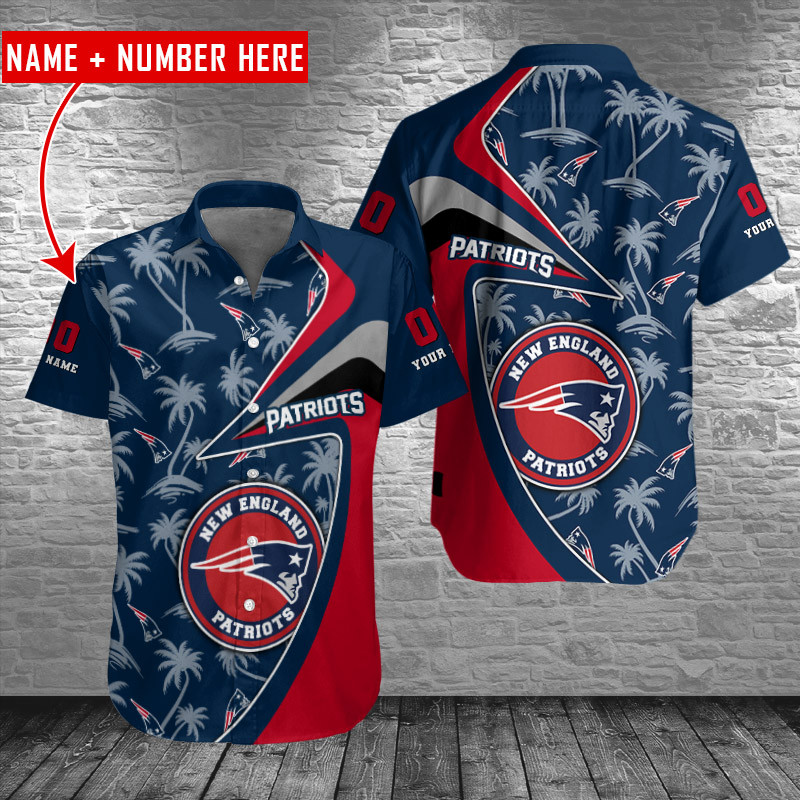 New England Patriots Personalized Button Shirt BB710