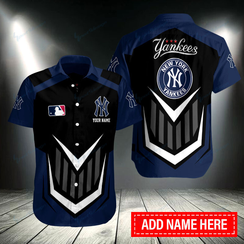 New York Yankees Personalized Button Shirt BB291
