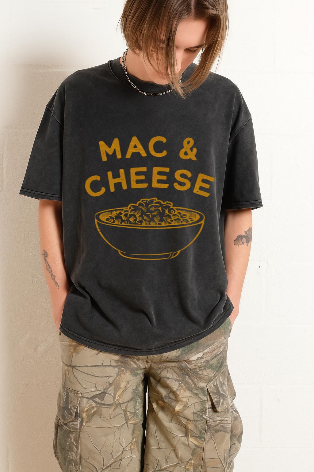 Funny Mac and Cheese T-Shirt | Foodie Macaroni & Cheese Tee