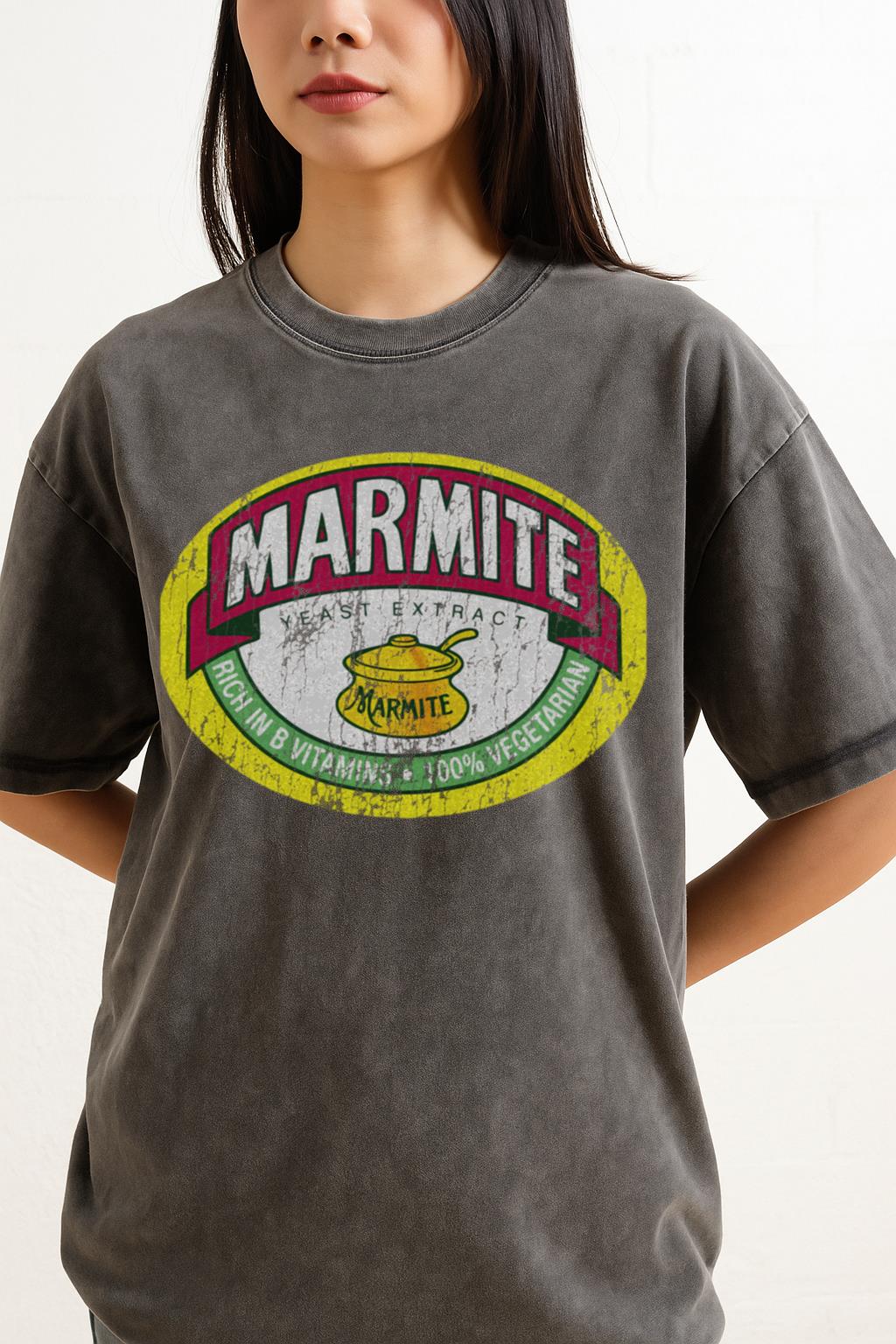 Marmite Logo T-Shirt | British Food Fan Tee | Yeast Extract Top - Image 2