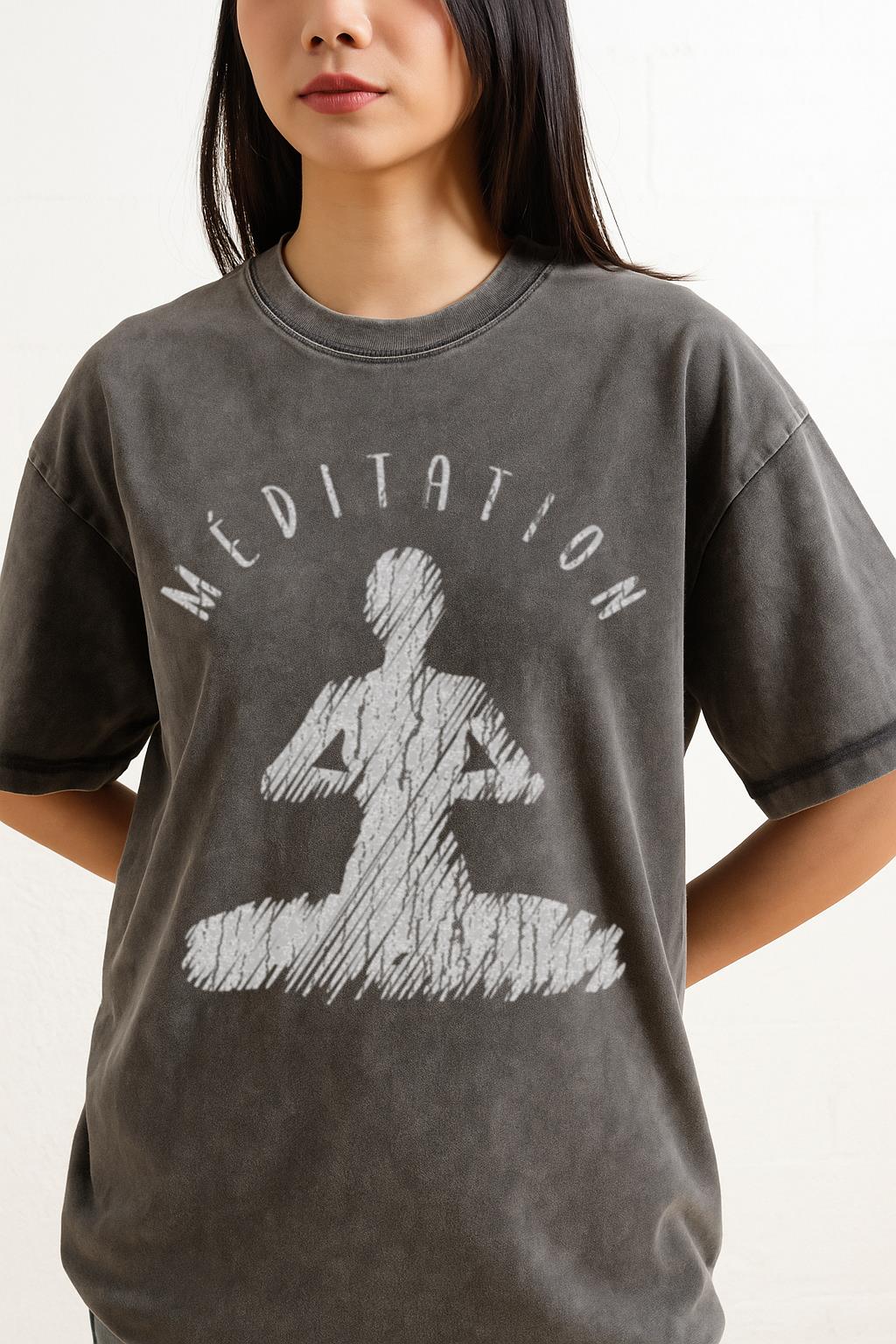 Meditation T-Shirt | Zen Yoga & Spiritual Boho Tee - Image 2