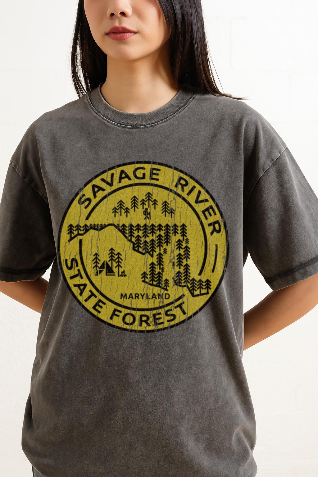 Savage River State Forest T-Shirt | Maryland Outdoors Tee - Image 2