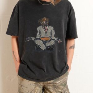 Stillness Meditation T-Shirt | Peaceful Yoga & Spiritual Art