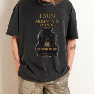 Vintage C&O 1309 Train T-Shirt | Railroad Locomotive Tee
