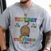 Custom Cat Test Day It's Fine I'm Fine Shirt - Funny Cat Lovers T-Shirt