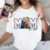 Custom Family Photo T-Shirt for Dad and Mom - Father’s and Mother’s Day Gift T-Shirt