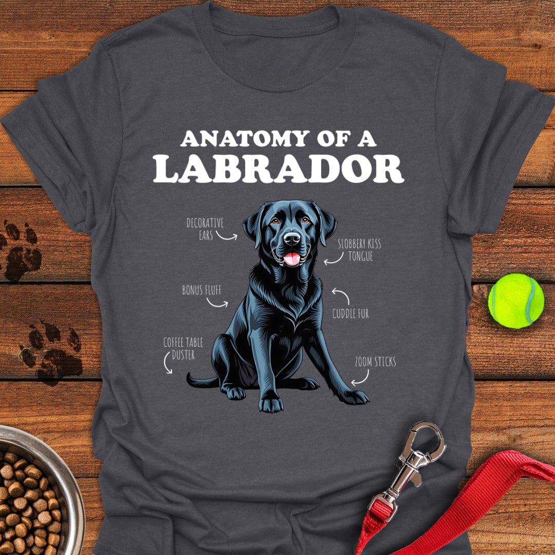 Anatomy Of A Black Labrador T-Shirt Chill Dog Clothes Best Mother's Day From For Daughter