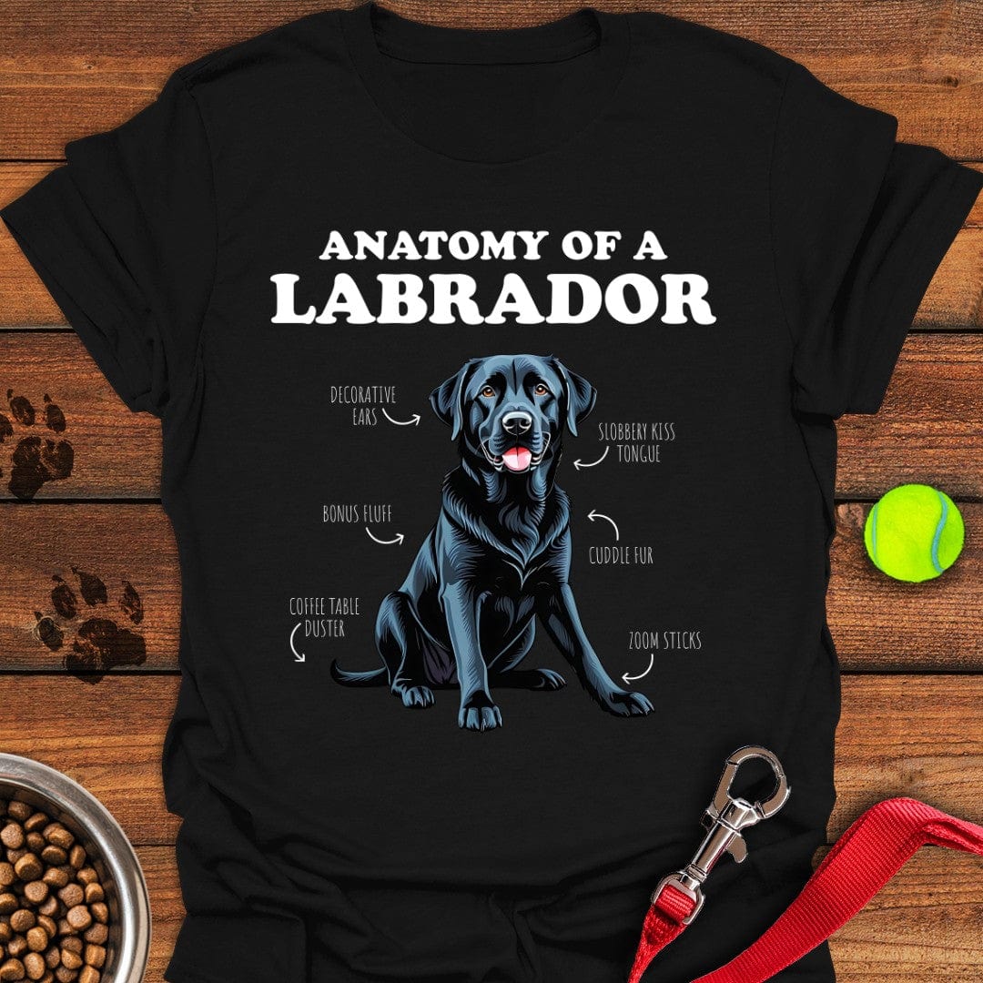 Anatomy Of A Black Labrador T-Shirt Chill Dog Clothes Best Mother's Day From For Daughter