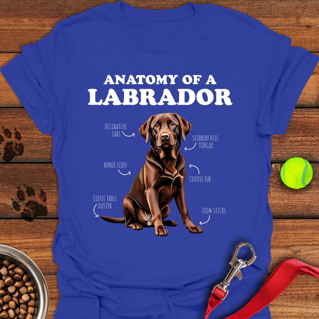 Anatomy Of A Brown Labrador T-Shirt Brave Dog Apparel Meaningful Father's Day Gifts