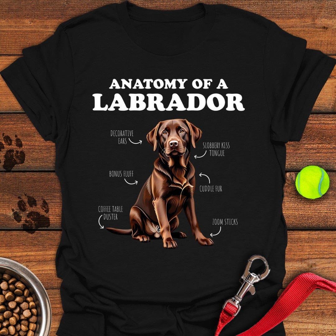 Anatomy Of A Brown Labrador T-Shirt Brave Dog Apparel Meaningful Father's Day Gifts