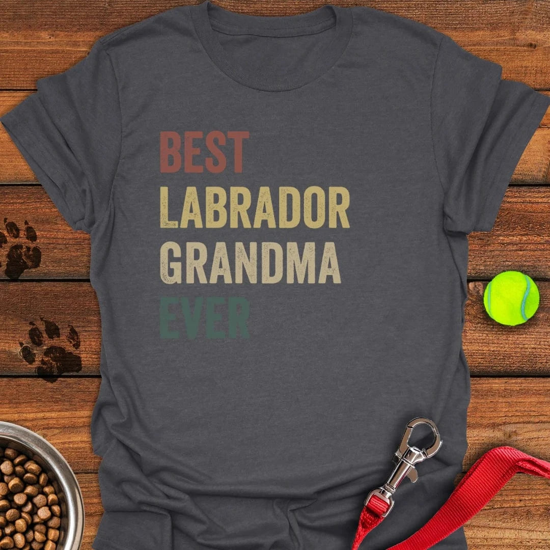 Best Labrador Grandma T-Shirt Lovely Dog Clothes Special Mothers Day Presents