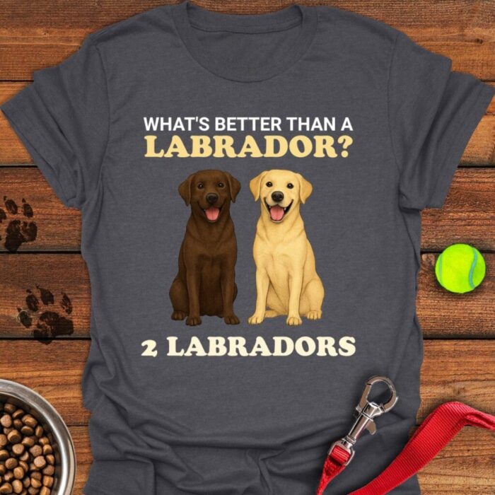 Better Than One Lab T-Shirt Labrador Retriever Gifts For Dog Lovers