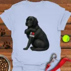Black Lab I Love Mom T-Shirt Mother's Day Shirt Best Gifts For Black Lab Lovers