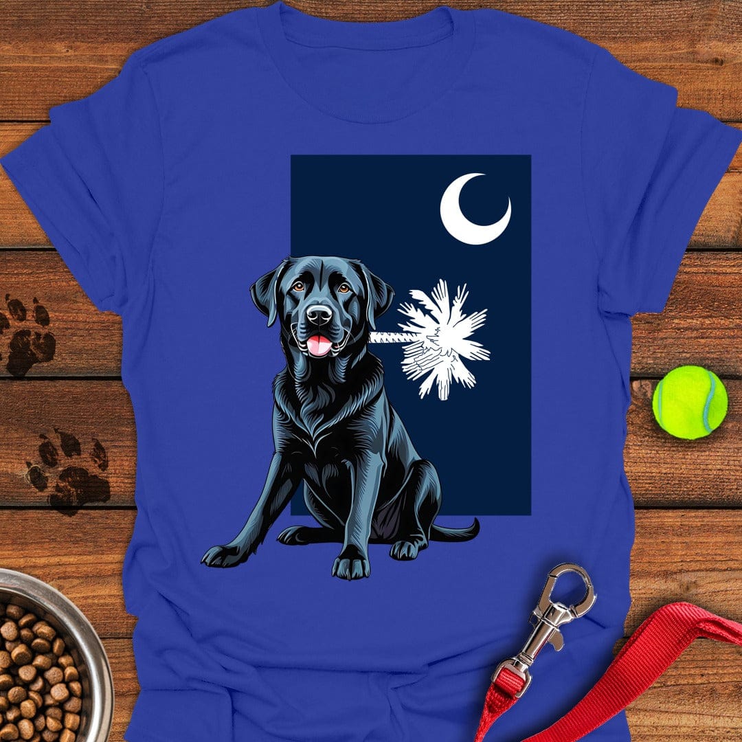 Black Lab South Carolina T-Shirt Tiny Dog Apparel Unique Gifts For Animal Lovers