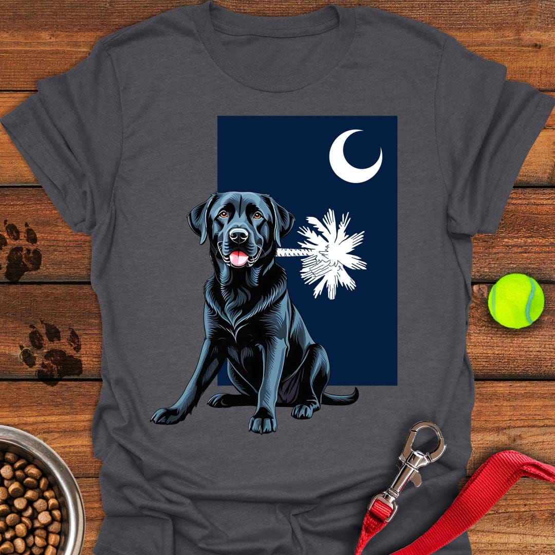 Black Lab South Carolina T-Shirt Tiny Dog Apparel Unique Gifts For Animal Lovers