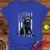 Black Lab USA Flag T-Shirt Patriotic Shirt Best Gifts For Black Lab Lovers