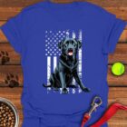 Black Lab USA Flag T-Shirt Patriotic Shirt Best Gifts For Black Lab Lovers