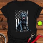 Black Lab USA Flag T-Shirt Patriotic Shirt Best Gifts For Black Lab Lovers