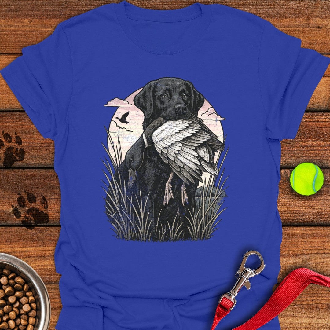 Black Labrador Hunting T-Shirt Cool Dog Clothing Best Gift For Daughter'S First Mother'S Day