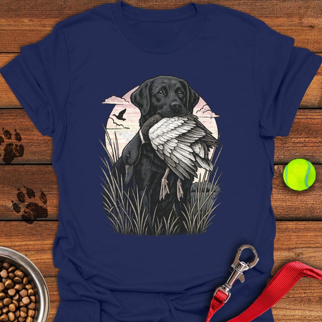 Black Labrador Hunting T-Shirt Cool Dog Clothing Best Gift For Daughter'S First Mother'S Day