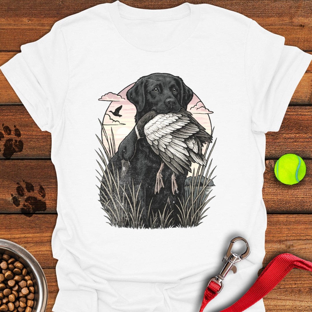 Black Labrador Hunting T-Shirt Cool Dog Clothing Best Gift For Daughter'S First Mother'S Day