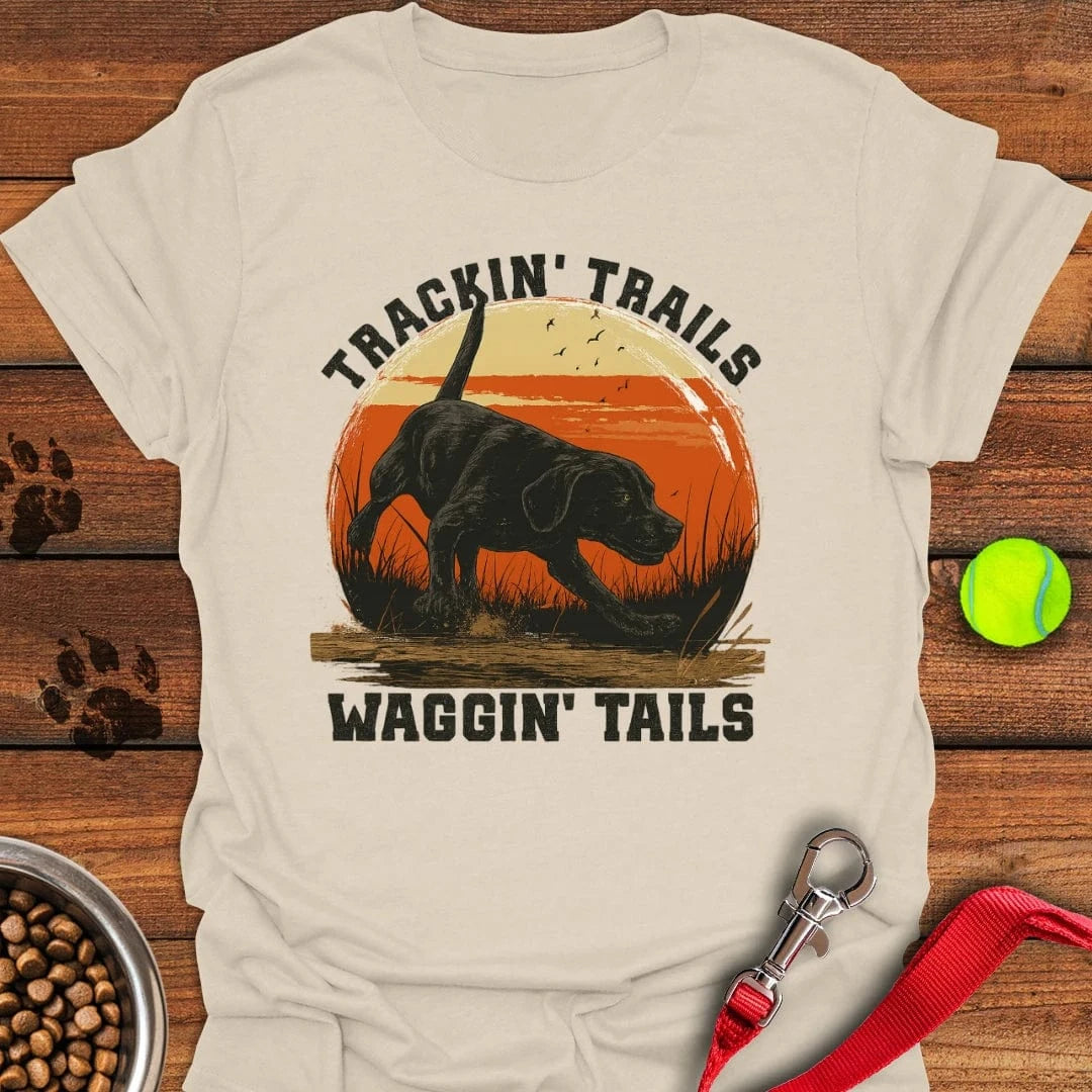 Black Labrador Hunting T-Shirt Lucky Dog Apparel Great Gifts For New Dog Owners