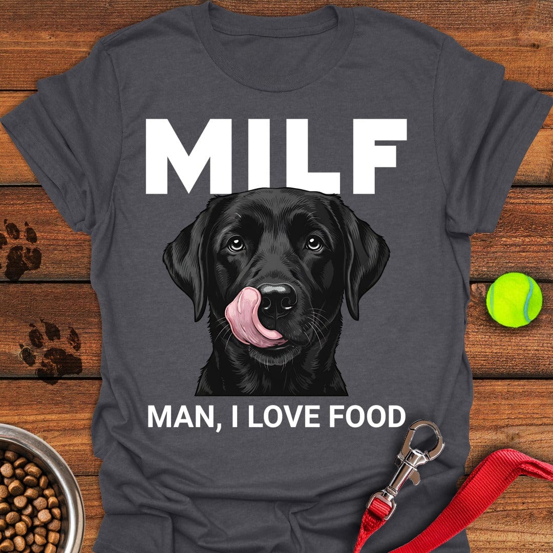 Black Labrador Milf T-Shirt Lucky Dog Clothes Thoughtful Mother's Day Gifts
