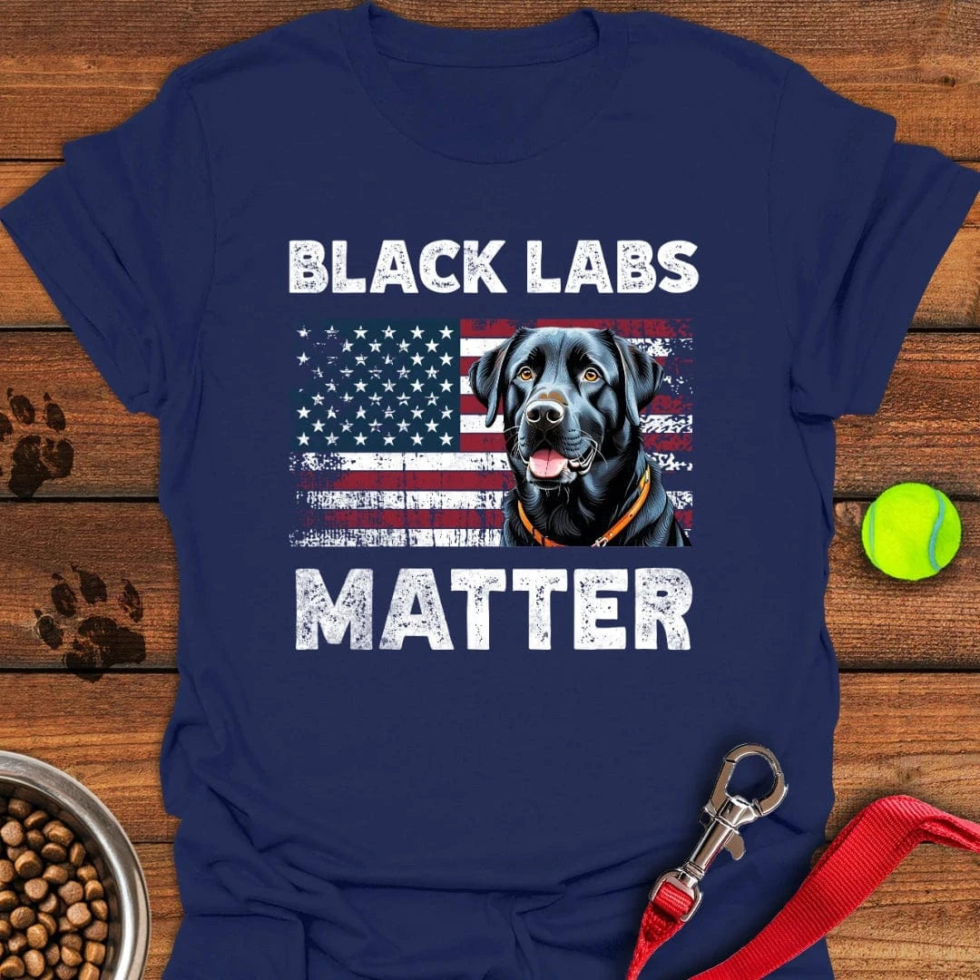 Black Labs Matter T-Shirt Sleepy Dog Clothes Special Mothers Day Gift