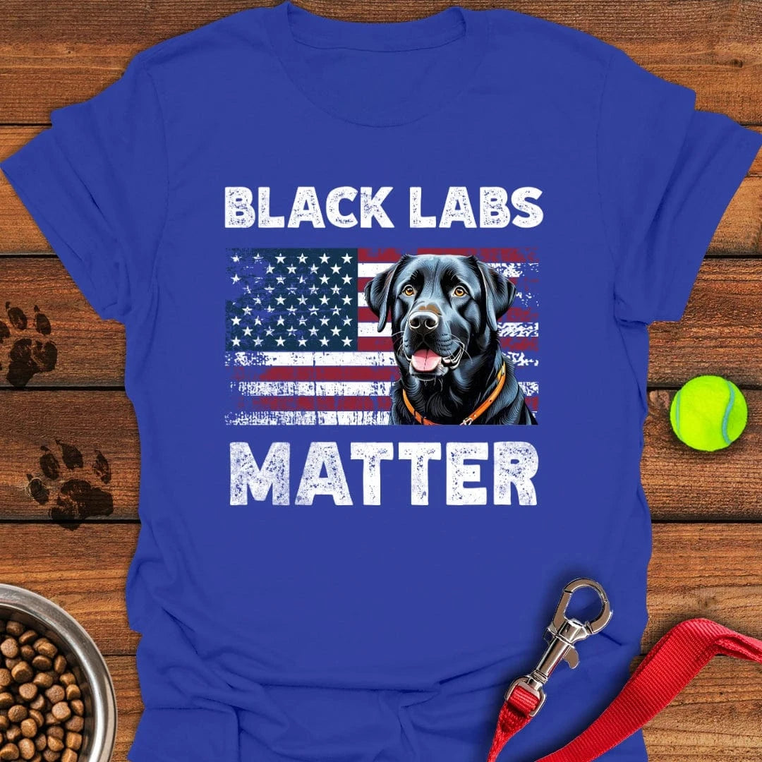 Black Labs Matter T-Shirt Sleepy Dog Clothes Special Mothers Day Gift