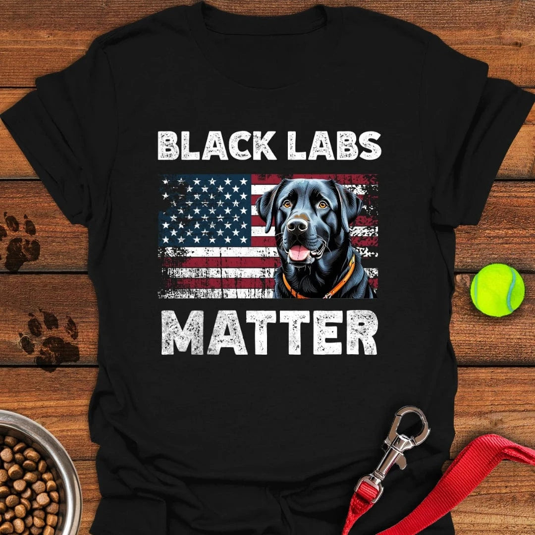 Black Labs Matter T-Shirt Sleepy Dog Clothes Special Mothers Day Gift