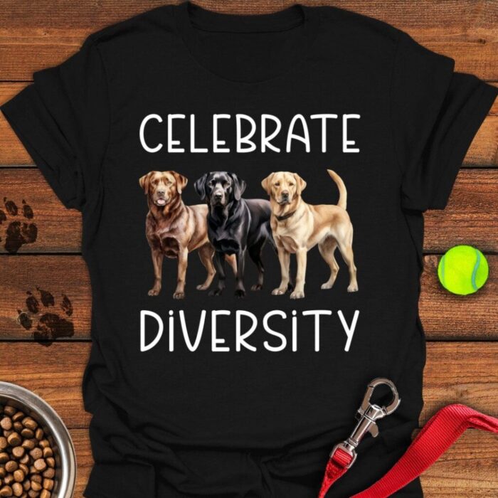 Celebrate Diversity Labs T-Shirt Presents For Labrador Lovers