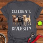 Celebrate Diversity Labs T-Shirt Presents For Labrador Lovers
