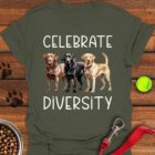 Celebrate Diversity Labs T-Shirt Presents For Labrador Lovers