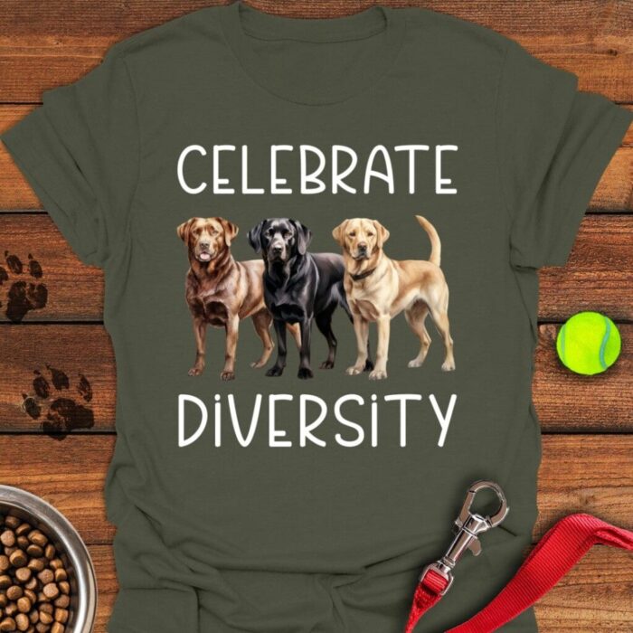 Celebrate Diversity Labs T-Shirt Presents For Labrador Lovers
