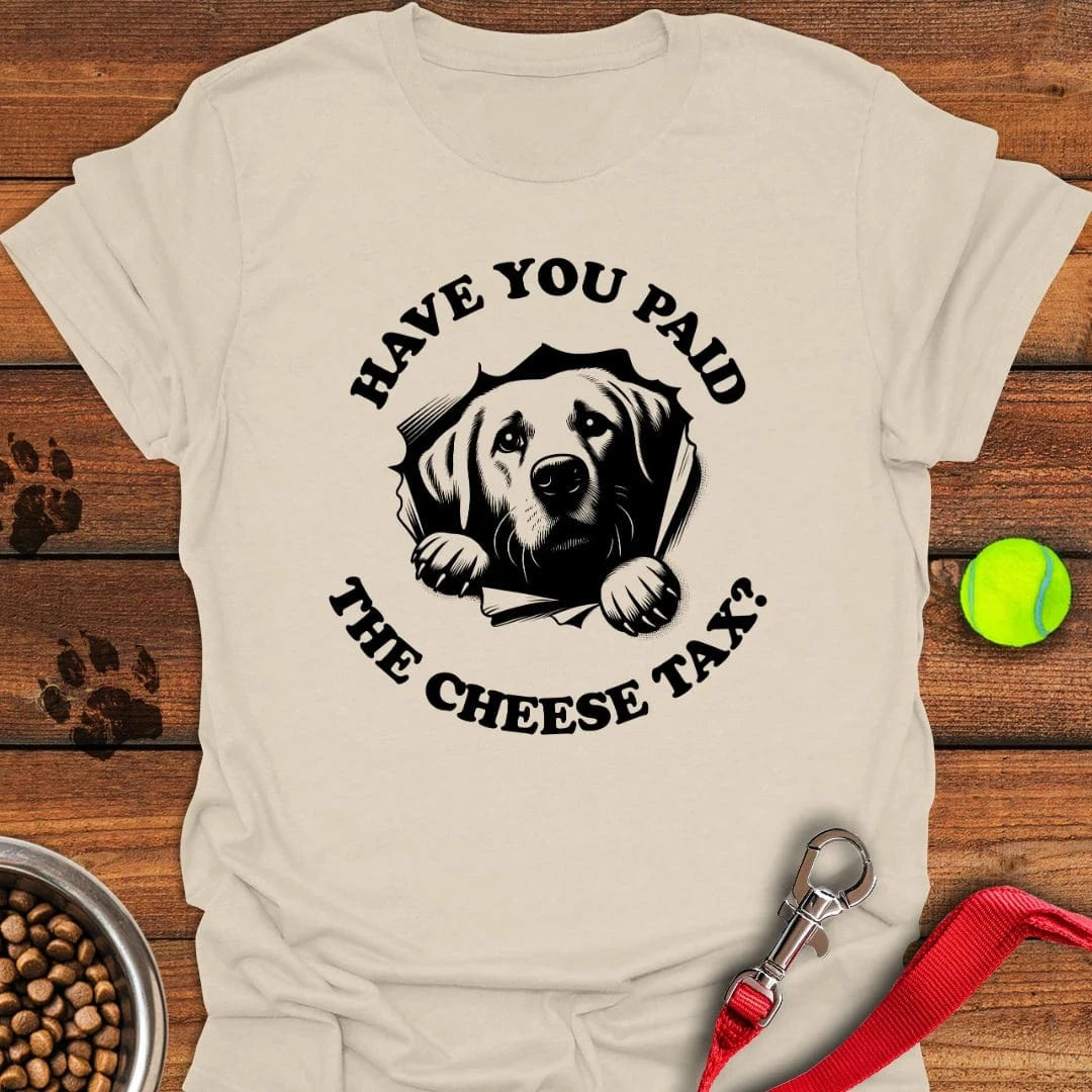 Cheese Tax Labrador T-Shirt Energetic Dog Clothes Mother's Day Gifts From Daughter