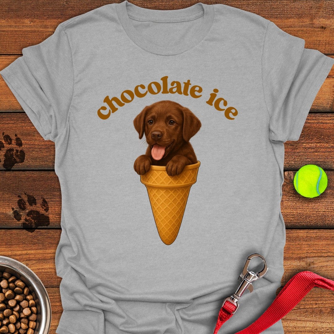 Chocolate Ice Labrador Puppy T-Shirt Sassy Dog Apparel Mother's Day Gifts For For Wife From Husband
