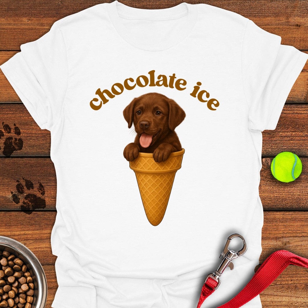 Chocolate Ice Labrador Puppy T-Shirt Sassy Dog Apparel Mother's Day Gifts For For Wife From Husband