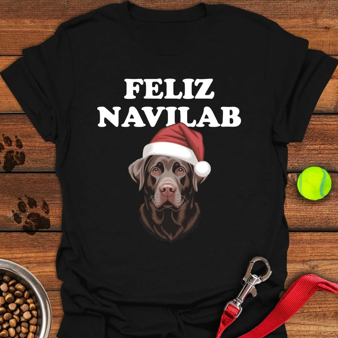 Chocolate Lab Funny Christmas T-Shirt Sassy Dog Clothing Funny Father's Day Gifts