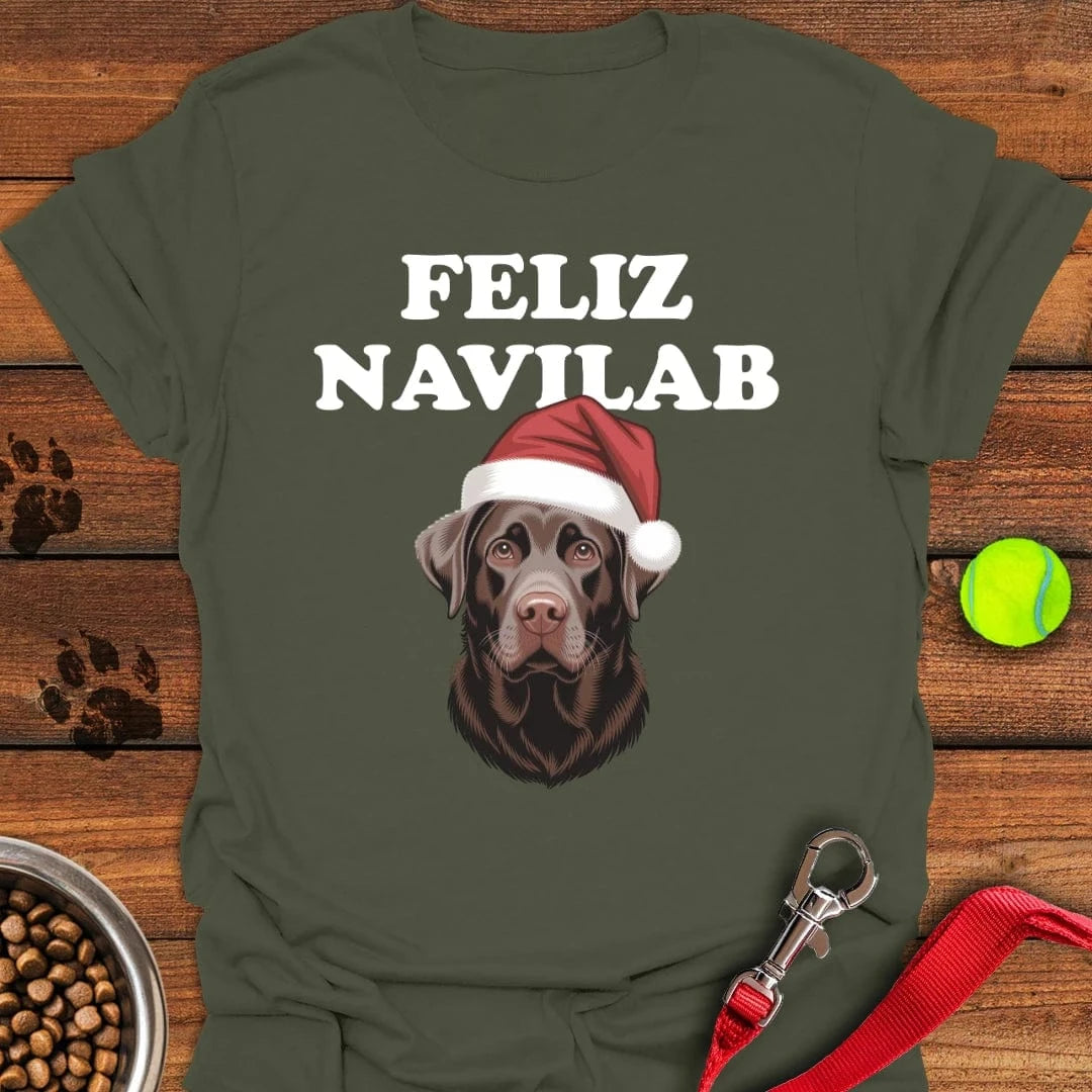Chocolate Lab Funny Christmas T-Shirt Sassy Dog Clothing Funny Father's Day Gifts