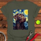 Chocolate Labrador Starry Night T-Shirt Gifts For Chocolate Lab Lovers