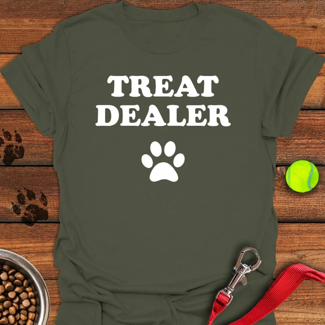 Dog Treat Dealer T-Shirt Brave Dog Apparel Mother's Day Gifts For For Wife From Husband