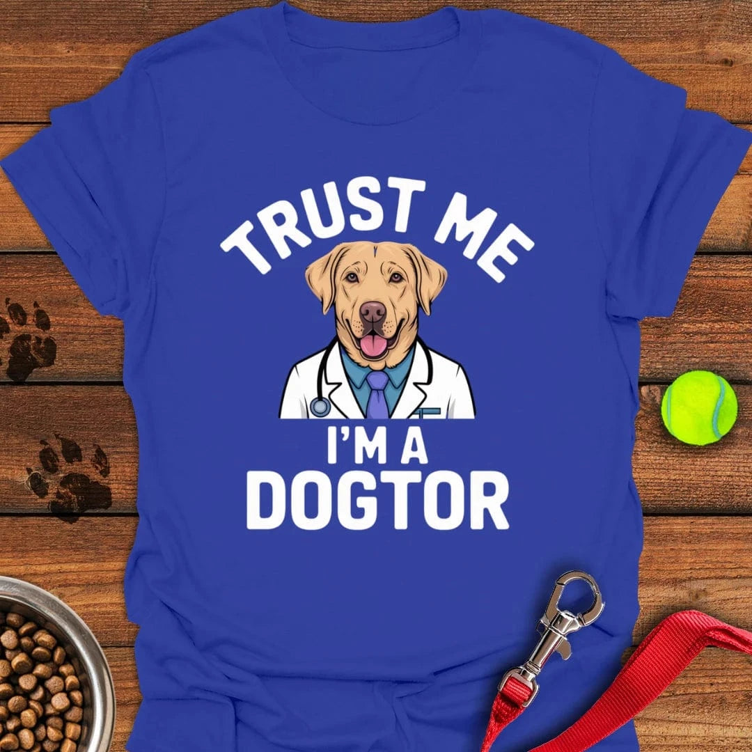 Dogtor Labrador T-Shirt Sweet Dog Clothing Presents For Dod Lovers Person