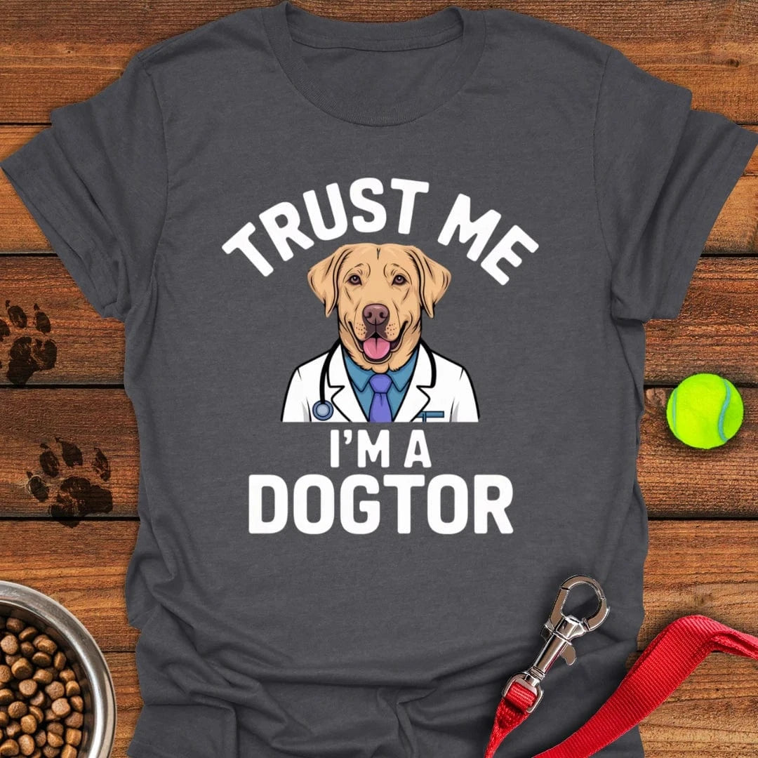 Dogtor Labrador T-Shirt Sweet Dog Clothing Presents For Dod Lovers Person